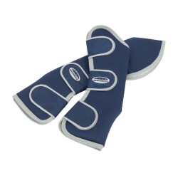 Guêtres de transport Weatherbeeta Wide Tab Bleu marine / argent