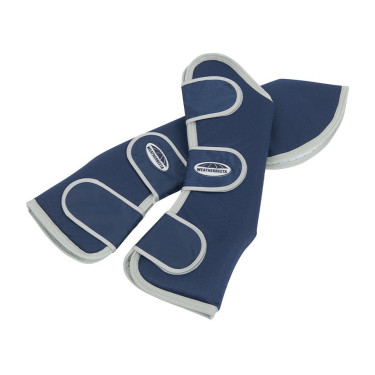 Guêtres de transport Weatherbeeta Wide Tab Bleu marine / argent