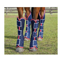 Guêtres de transport Weatherbeeta Wide Tab Bleu marine / rouge / blanc Guêtres de transport Weatherbeeta Wide Tab Bleu marine / rouge / blanc