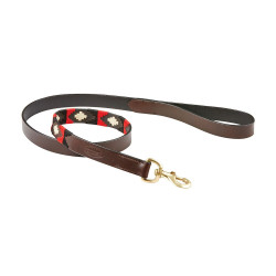 Laisse pour chien Weatherbeeta cuir Polo Marron cowdray / noir / rouge / blanc Multi-couleurs Laisse pour chien Weatherbeeta cuir Polo Marron cowdray / noir / rouge / blanc Multi-couleurs