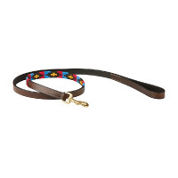 Laisse pour chien Weatherbeeta cuir Polo Marron cowdray / noir / rouge / blanc Multi-couleurs