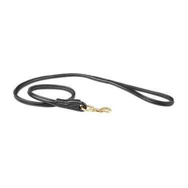 Laisse pour chien Weatherbeeta cuir rond Noir
