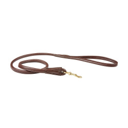 Laisse pour chien Weatherbeeta cuir rond Marron