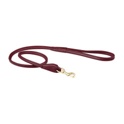 Laisse pour chien Weatherbeeta cuir rond Bordeaux Laisse pour chien Weatherbeeta cuir rond Bordeaux