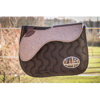 Amortisseur Jump'In feutre et cuir Havane Marron