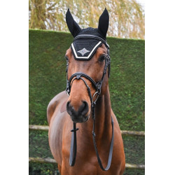 Bonnet Jump'In Noir / champagne écusson noir lurex