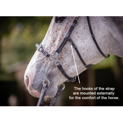 Bridon Hackamore Jump'In week Noir