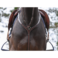 Collier de chasse Clincher et martingale Jump'In One Premium Noisette