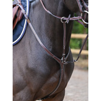 Collier de chasse Clincher et martingale Jump'In One Premium Noisette Collier de chasse Clincher et martingale Jump'In One Premium Noisette