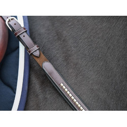 Collier de chasse Clincher et martingale Jump'In One Premium Noisette