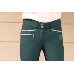 Pantalon d'équitation Junior fille Marie Jump'In Bleu lagon Pantalon d'équitation Junior fille Marie Jump'In Bleu lagon
