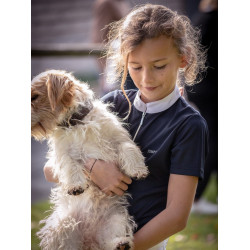 Polo de concours Jump'In manches courtes Charlie Marine Bleu marine Polo de concours Jump'In manches courtes Charlie Marine Bleu marine