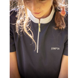 Polo de concours Jump'In manches courtes Charlie Marine Bleu marine Polo de concours Jump'In manches courtes Charlie Marine Bleu marine