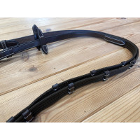 Rênes coton Jump'In Acajou Bordeaux