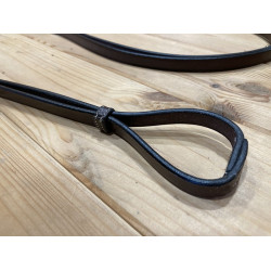 Rênes cuir lisse Jump'In Acajou Bordeaux Rênes cuir lisse Jump'In Acajou Bordeaux