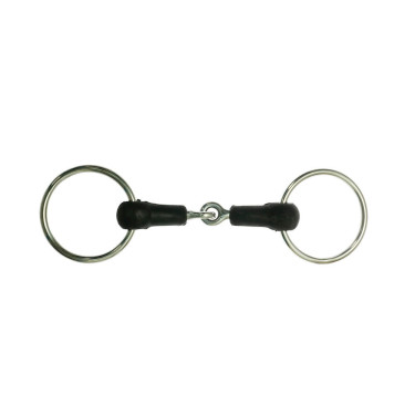 Mors de filet caoutchouc dur Korsteel Mors de filet caoutchouc dur Korsteel