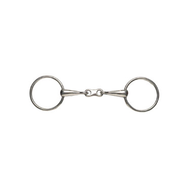 Mors de filet double brisure acier inoxydable Korsteel Mors de filet double brisure acier inoxydable Korsteel