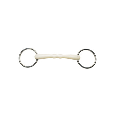 Mors droit flexible à anneaux amovibles Korsteel Mors droit flexible à anneaux amovibles Korsteel