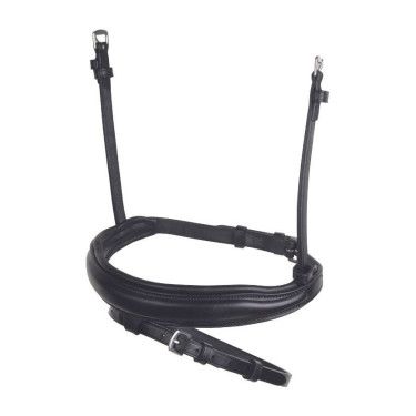 Muserolle combinée Collegiate Mono Crown Noir