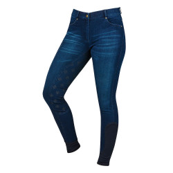 Pantalon Dublin denim femme Shona Full Grip Silicone Print