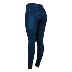 Pantalon Dublin denim femme Shona Full Grip Silicone Print Bleu clair denim Bleu marine Pantalon Dublin denim femme Shona Full Grip Silicone Print Bleu clair denim Bleu marine