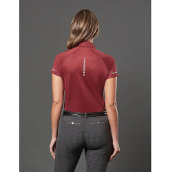 Polo manches courtes Weatherbeeta Victoria Premium femme Bordeaux Polo manches courtes Weatherbeeta Victoria Premium femme Bordeaux
