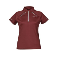 Polo manches courtes Weatherbeeta Victoria Premium femme Bordeaux