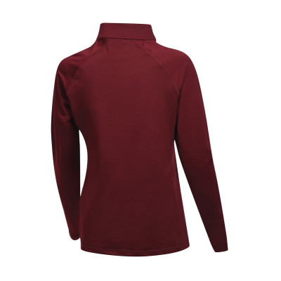 Polo manches longues Weatherbeeta femme Prime Bordeaux