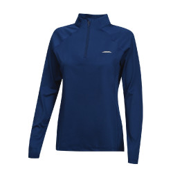 Polo manches longues Weatherbeeta femme Prime Bleu marine