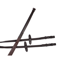 Rênes en caoutchouc Syntovia Collegiate Marron Rênes en caoutchouc Syntovia Collegiate Marron