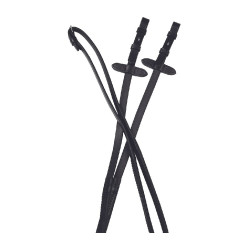 Rênes Flexi Grip IV Collegiate Noir Rênes Flexi Grip IV Collegiate Noir