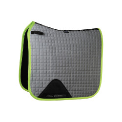 Tapis de dressage réflechissant Prime Weatherbeeta Argent / jaune Tapis de dressage réflechissant Prime Weatherbeeta Argent / jaune