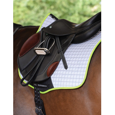 Tapis de selle réflechissant Prime Weatherbeeta Argent / jaune