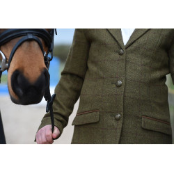 Veste de concours Dublin en tweed Marron Veste de concours Dublin en tweed Marron