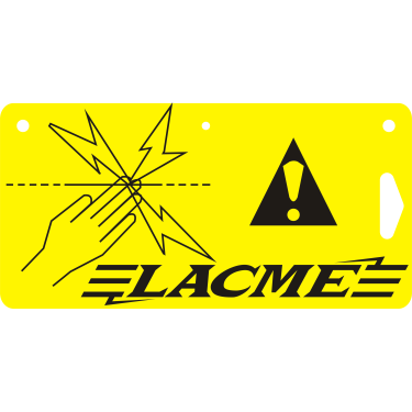 Plaque signalétique Lacmé par 10 Plaque signalétique Lacmé par 10