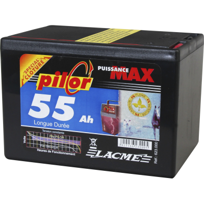 Pile Pilor 9V - 55 Ah Lacmé