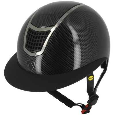 Casque Equithème Airy LM Noir carbone brillant