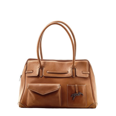 Sac à main Pénélope Maëlys Grand modèle Cognac