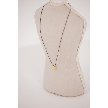 Collier Adelya Pénélope corde noir Collier Adelya Pénélope corde noir
