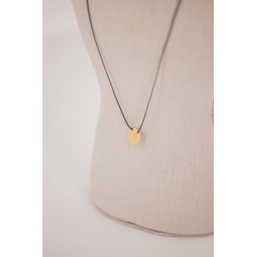 Collier Adelya Pénélope corde noir Collier Adelya Pénélope corde noir