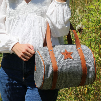 Sac Pénélope Nina Bowl gris petit modèle