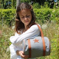 Sac Pénélope Nina Bowl gris petit modèle Sac Pénélope Nina Bowl gris petit modèle