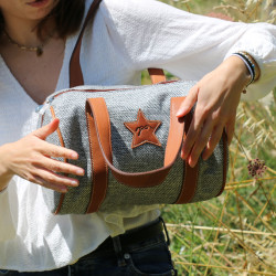 Sac Pénélope Nina Bowl gris petit modèle