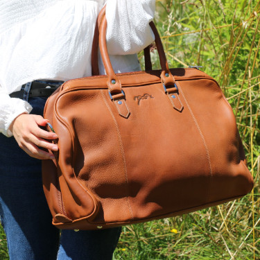 Sac à main Pénélope Etretat Cognac Marron Sac à main Pénélope Etretat Cognac Marron