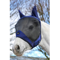 Masque anti-mouches Bucas Buzz-Off Pro Bleu marine / noir Masque anti-mouches Bucas Buzz-Off Pro Bleu marine / noir