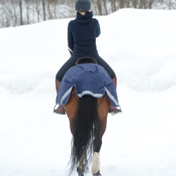 Couvre-reins imperméable Bucas Bleu marine / argent Couvre-reins imperméable Bucas Bleu marine / argent