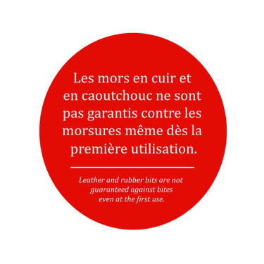 Mors caoutchouc Jump'In baucher Mors caoutchouc Jump'In baucher