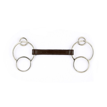 Mors Pessoa Jump'In allemand en cuir droit Mors Pessoa Jump'In allemand en cuir droit