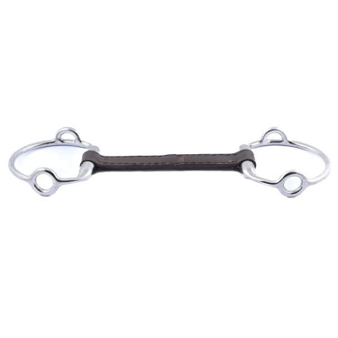 Mors releveur Jump'In en cuir droit Mors releveur Jump'In en cuir droit