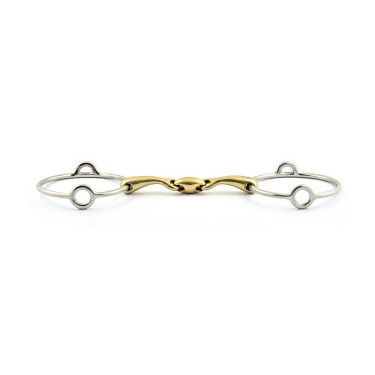 Mors releveur Jump'In grands anneaux double brisure Mors releveur Jump'In grands anneaux double brisure